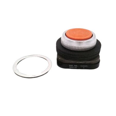 Allen-Bradley 800TA3 Momentary Push Button Orange Flush Head