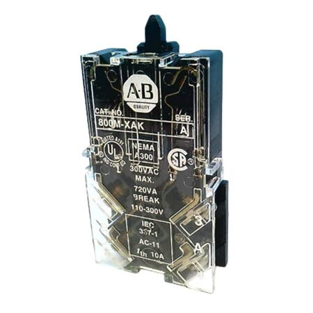 Allen-Bradley 800MXAK Contact Block 1 NO / 1 NC