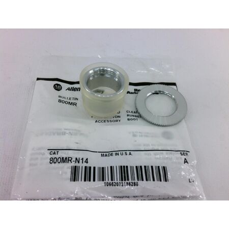 Allen-Bradley 800MRN14 Clear Rubber Boot for Push Button 22.5mm