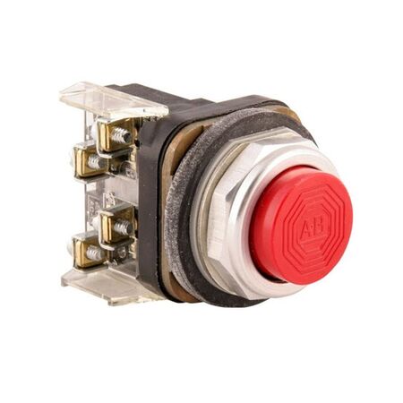 Allen-Bradley 800TB6A Momentary Push Button Red Extended Head