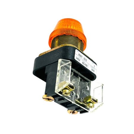 Allen-Bradley 800TQ20A Amber Pilot Light 30.5mm Metal Type 4/13