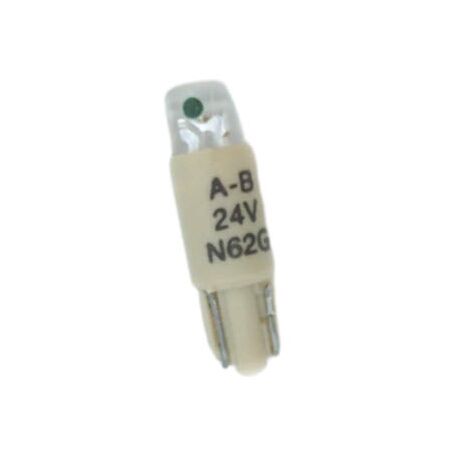 Allen-Bradley 800TN62G Green LED Cluster Lamp 24 VDC