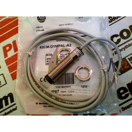 Allen-Bradley 18mm Metal Cylindrical Infrared Sensor 42CMD1MPALA2
