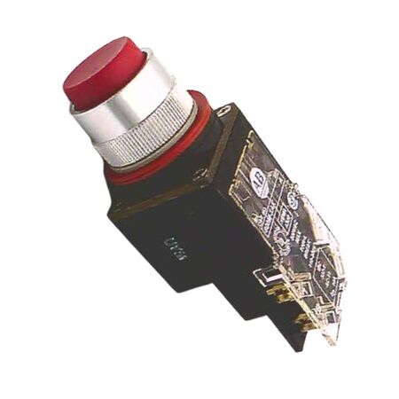 Allen-Bradley 800MRB6AK Red Momentary Push Button