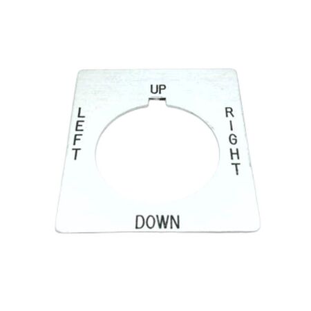 Allen-Bradley 800TX619E Legend Plate for 4-Way Toggle or Cluster Pilot Light