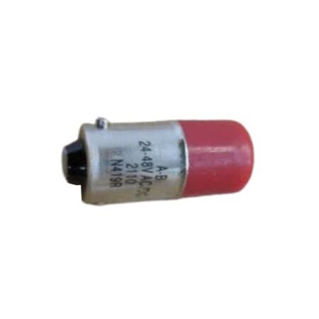 Allen-Bradley 800TN419R Red LED Lamp 24-48V AC/DC