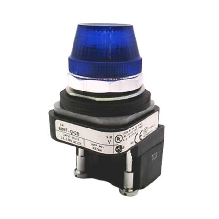 Allen-Bradley 800TQH2B Blue LED Pilot Light 30mm