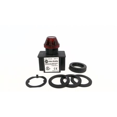 Allen-Bradley 800L22C24R 22.5mm Red Incandescent Pilot Light