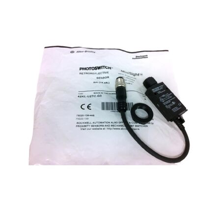 Allen-Bradley 42KLW1LBQA2 MiniSight Wide Angle Diffuse Photoelectric Sensor