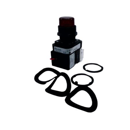 Allen-Bradley 800HQRTH2R 30mm Full Voltage Red LED Pilot Light