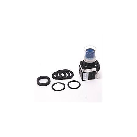 Allen-Bradley 800HQRAH2B Blue Momentary Pushbutton with LED