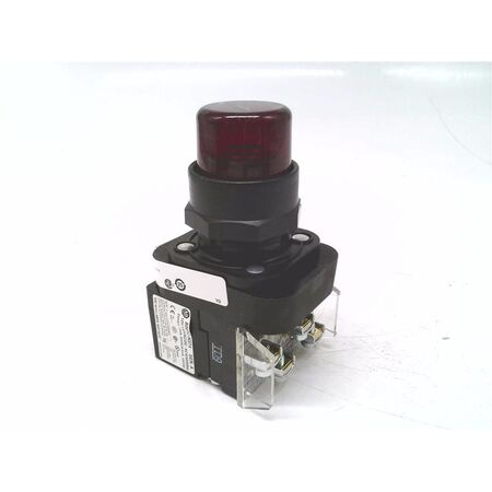 Allen-Bradley 800HQRBH2R Momentary Pushbutton 30mm Red Guarded Head