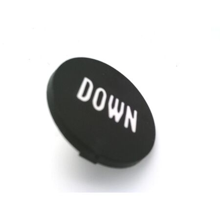 Allen-Bradley 800TLC214W Legend Cap 30mm Push Button Black with White Text
