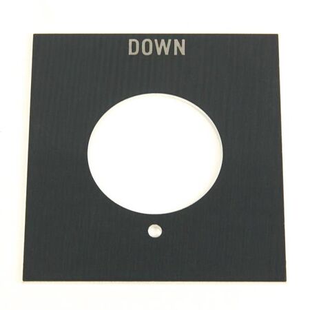 Allen-Bradley 800HY3 Pushbutton Legend Plate