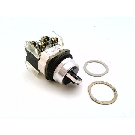 Allen-Bradley 800TJ2KT7B Selector Switch 3 Position 30mm Maintained Black