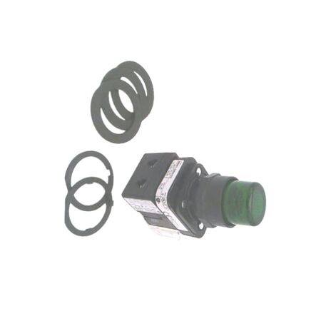 Allen-Bradley 800HQRBH2G Momentary Pushbutton Green LED 30mm
