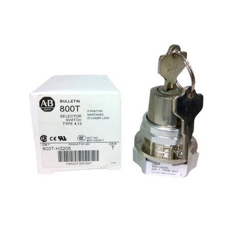 Allen-Bradley 800TH3205 Selector Switch Unit 2 Position Non-Illuminated