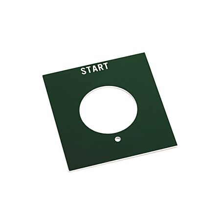 Allen-Bradley 800HY47 Legend Plate Single Pushbutton Start Green