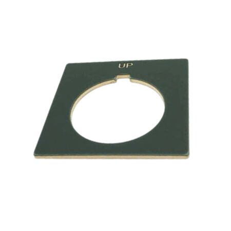 Allen-Bradley 800HW009 Legend Plate for 30mm Push Button Power On Red