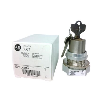 Allen-Bradley 800TJ63103 Selector Switch 3 Position