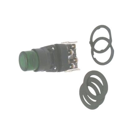 Allen-Bradley 800HQRBH2G Momentary Pushbutton Green LED 30mm