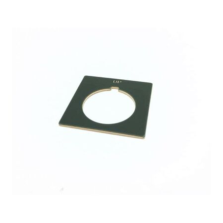 Allen-Bradley 800HW009 Legend Plate for 30mm Push Button Power On Red