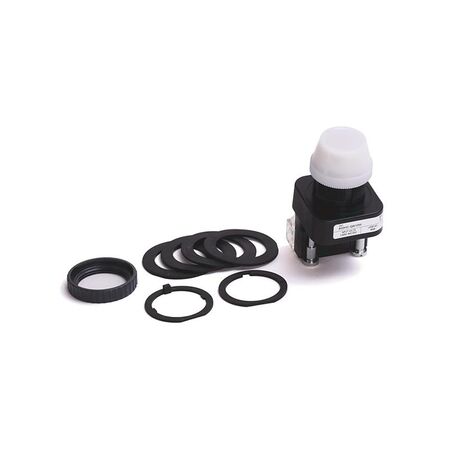Allen-Bradley 800HCQRBH2W 30mm Momentary Push Button with LED