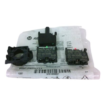 Allen-Bradley 800FPN3WX11 Power Module with Contact Blocks and Latch