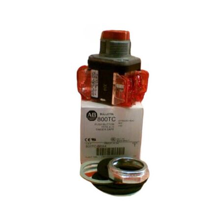 Allen-Bradley 800TCB6A4 Momentary Pushbutton Red Extended Head