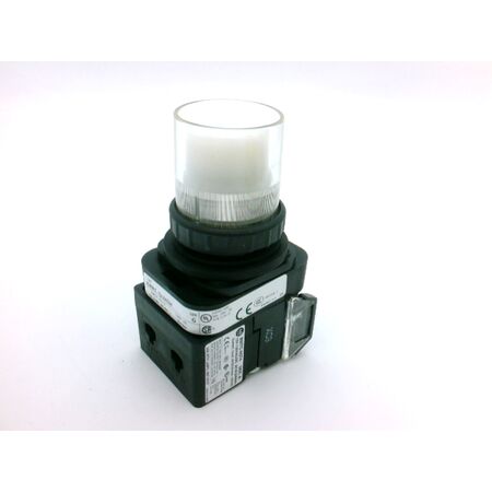 Allen-Bradley 800HCQRAH2W 30mm Momentary Push Button with LED