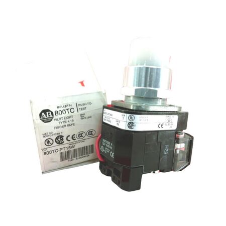 Allen-Bradley 800TCPT16W Push-to-Test Button
