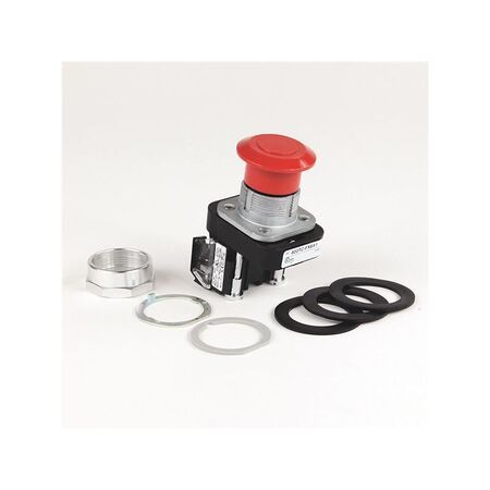 Allen-Bradley 800T 3 Position Mushroom Cap Push-Pull Device