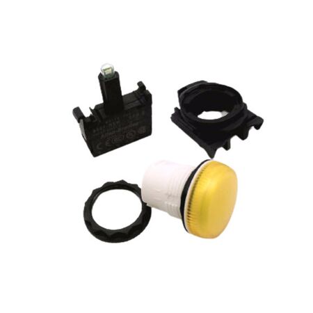 Allen-Bradley 800FPP5PN5W Illuminated Round Plastic Pilot Light Operator