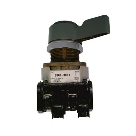 Allen-Bradley 800TCHG11A Selector Switch 2-Position Metal Wing Lever