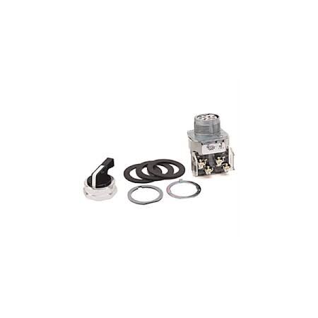 Allen-Bradley 800TCH17A Selector Switch 2-Position Metal Knob Lever