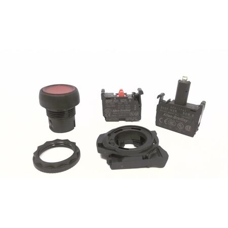 Allen-Bradley 800FPLF4PN3RX01 Illuminated Round Plastic Momentary Push Button