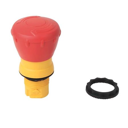 Allen-Bradley 800FPMT44PX02 Push-Pull Twist-to-Release Mushroom Operator
