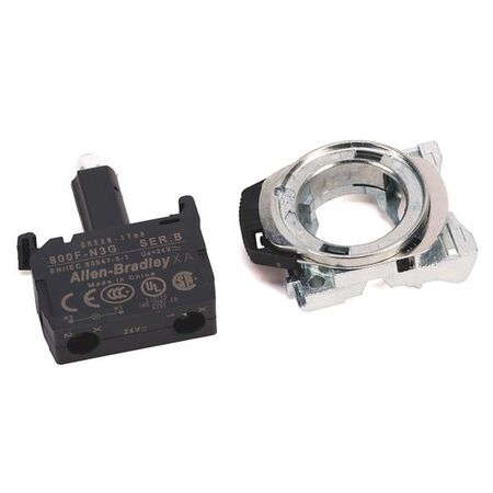 Allen-Bradley 800FPN3RX01 Power Module with Contact Blocks and Latch