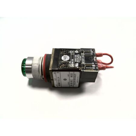 Allen-Bradley 800MRQTL24G Green LED Pilot Light Unit 22.5mm