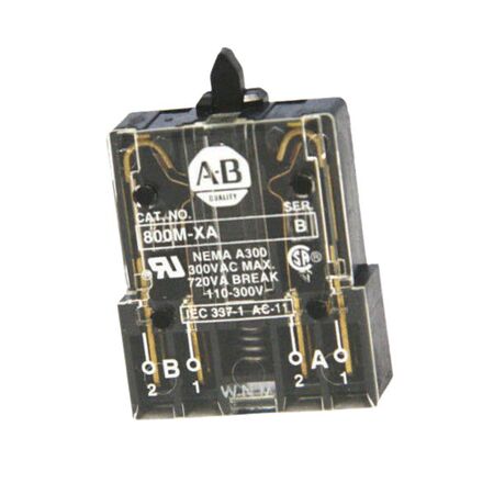 Allen-Bradley 800MXA Contact Block 10 AMP 300 VAC
