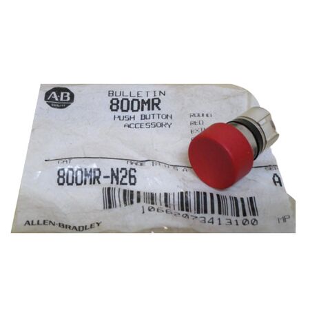 Allen-Bradley 800MRN26 Red Extended Head Color Cap for 22.5mm Pushbutton