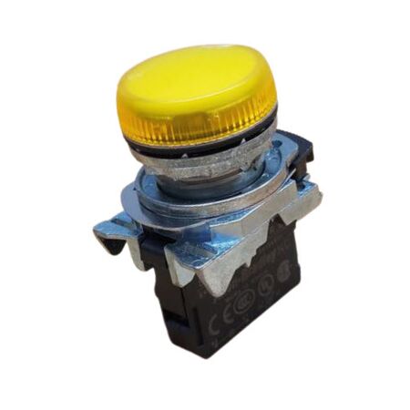 Allen-Bradley 800FMP5PN3W Illuminated Round Metal Pilot Light Operator