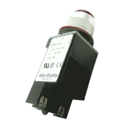 Allen-Bradley 800MRP16R Red Pilot Light Unit 22.5mm Transformer Incandescent 120V AC