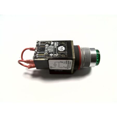 Allen-Bradley 800MRQTL24G Green LED Pilot Light Unit 22.5mm