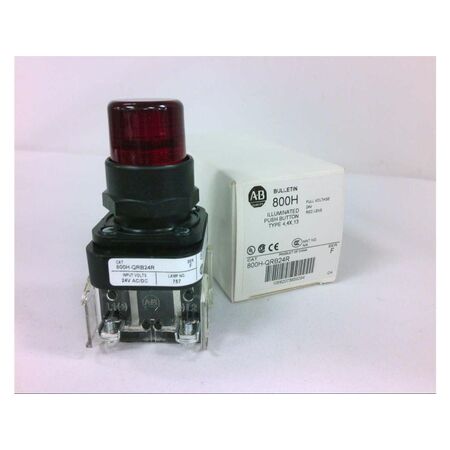 Allen-Bradley 800HQRB24R Illuminated Momentary Push Button