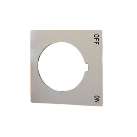 Allen-Bradley 800HW533 Legend Plate 30.5mm Off-On White