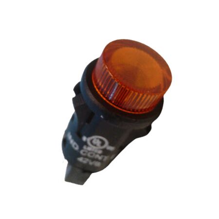 Allen-Bradley 800L12L24AS Amber LED Pilot Indicator Light 12mm 24V DC