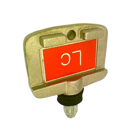 Allen-Bradley 440TAKEYE10LC Trapped Key Interlock Red Standard Key
