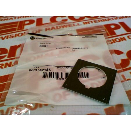 Allen-Bradley 800HW185 Legend Plate for 30mm Push-Button