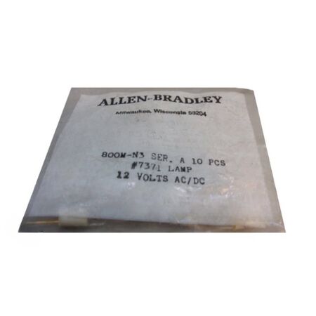 Allen-Bradley 800MN3 Incandescent Lamp for Push Button 12 VAC 0.5 Watts